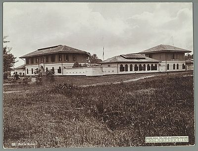 Gambar Rumah Sakit Garrison Kuta Raja tahun 1881